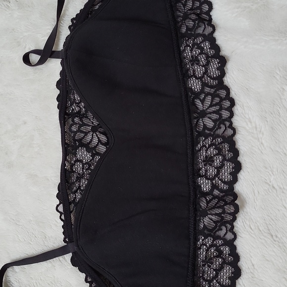 NWOT Black AERIE Lacey Bralette! Size Large! - Picture 6 of 9